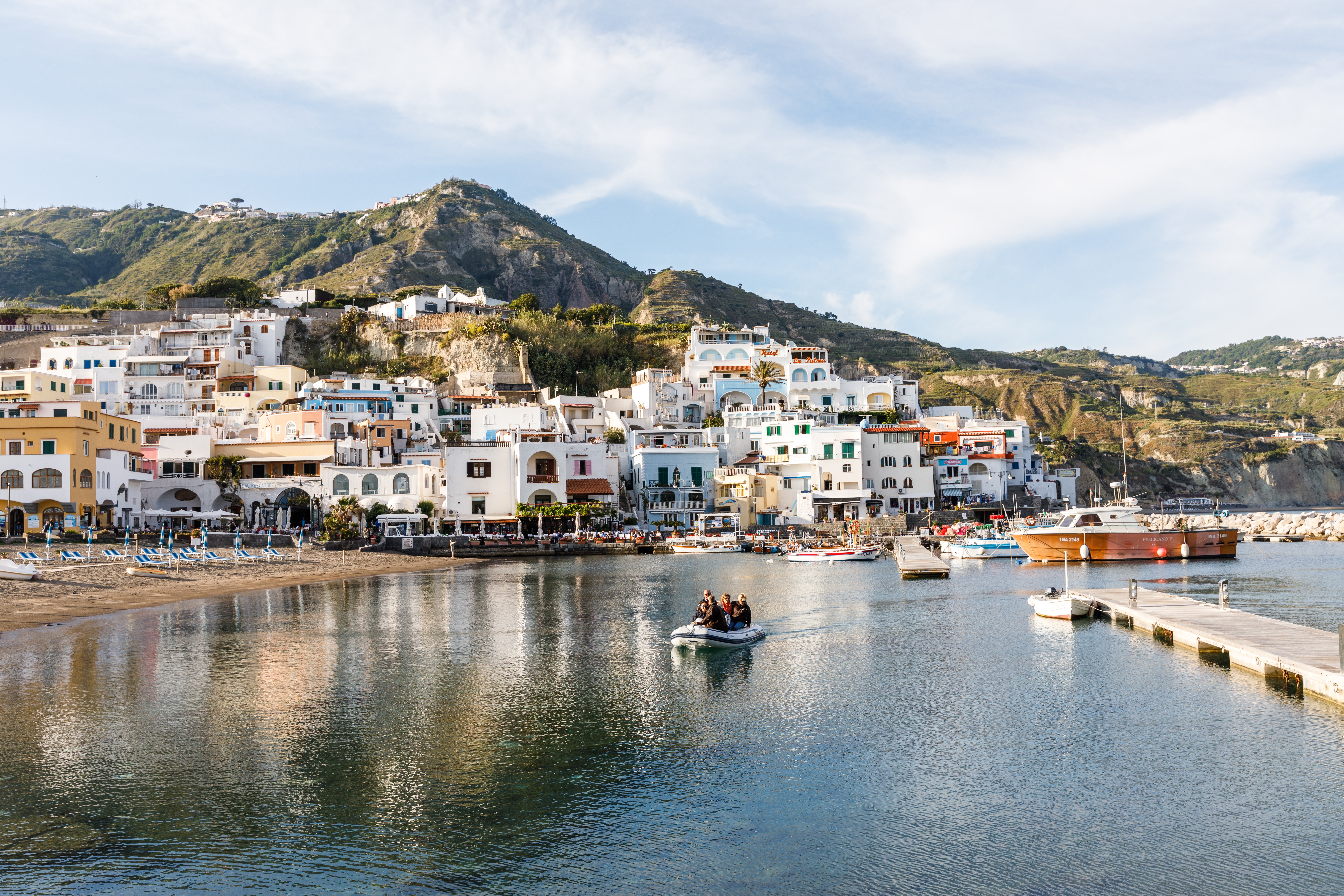 Sant' Angelo waterfront and marina