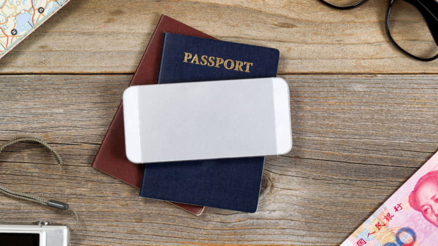 passport and phone