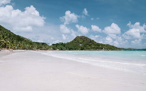 The 'no filter required' Cote d’Or beach in Praslin 