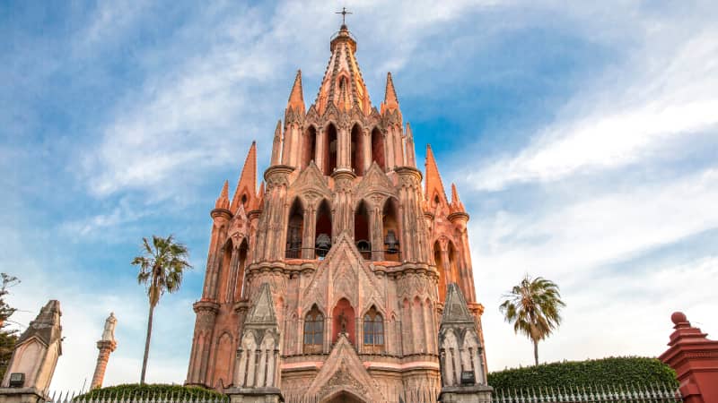 US travelers can fly to Mexico, but for many, the risks aren't worth it. Pictured: Parroquia de San Miguell Arcángel in San Miguel de Allende, Guanajuato.