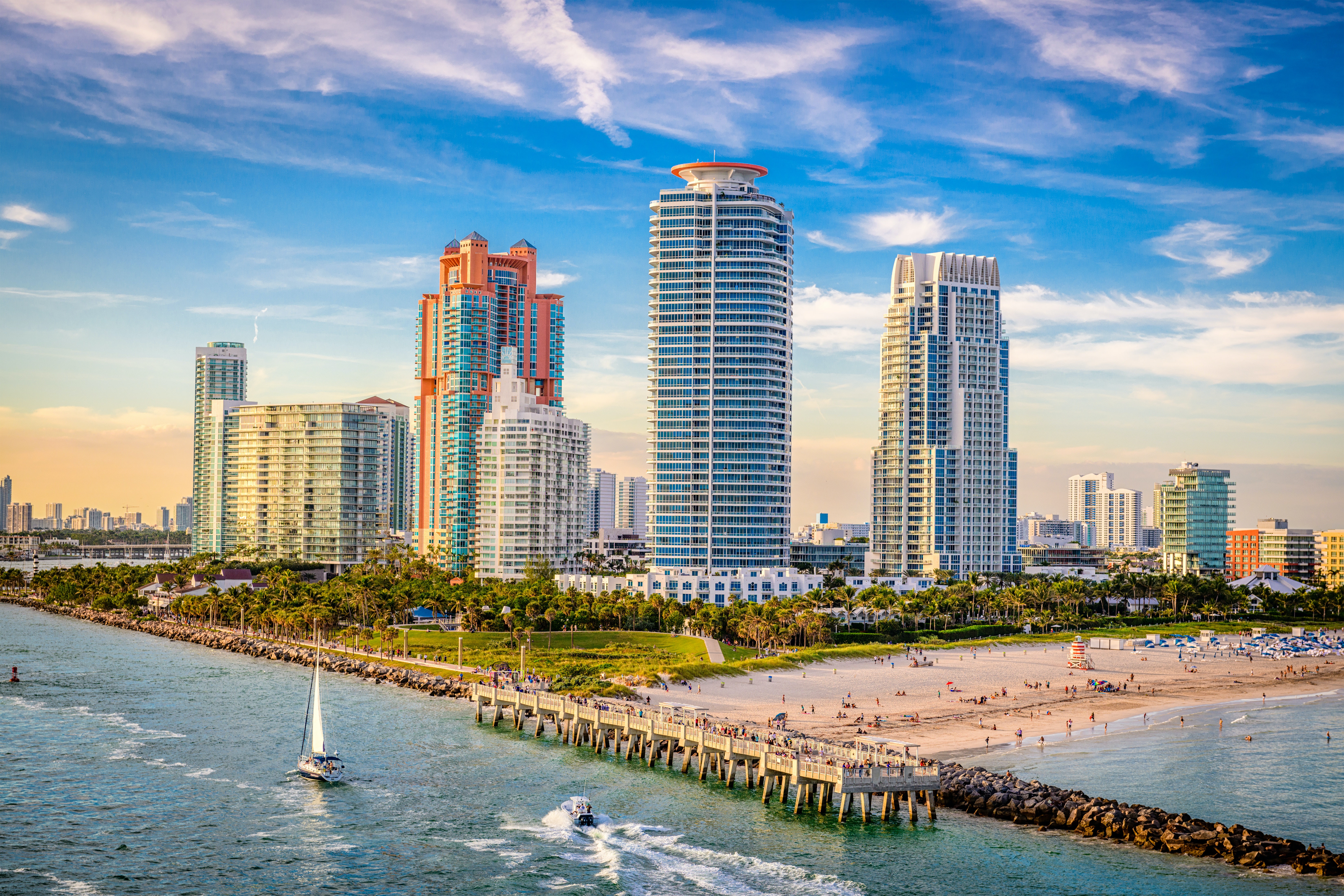 South Pointe Park at South Beach in Miami