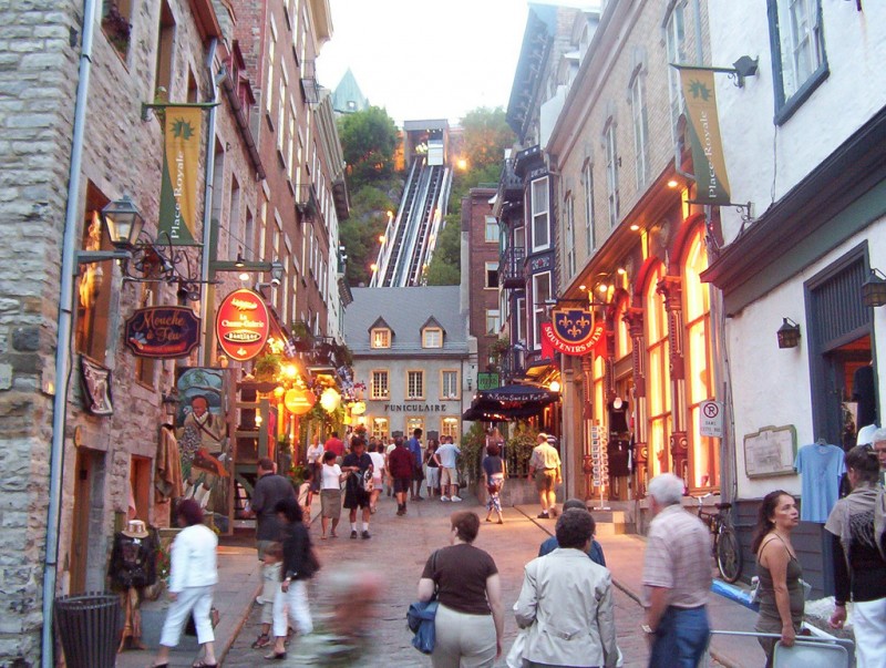 Funiculaire, Quebec City, Canada