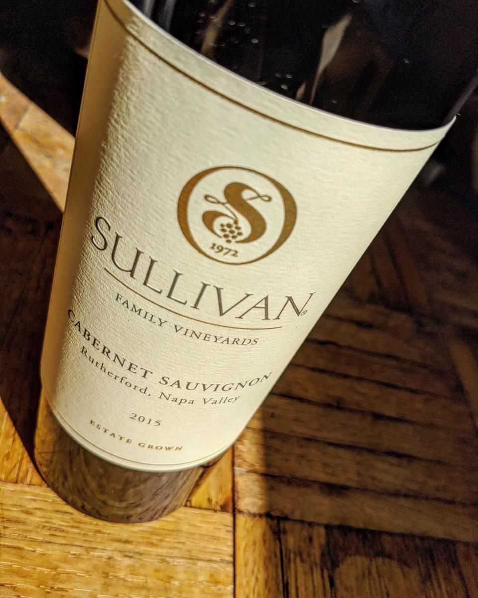 2015 Sullivan Rutherford Estate Cabernet Sauvignon, Napa Valley