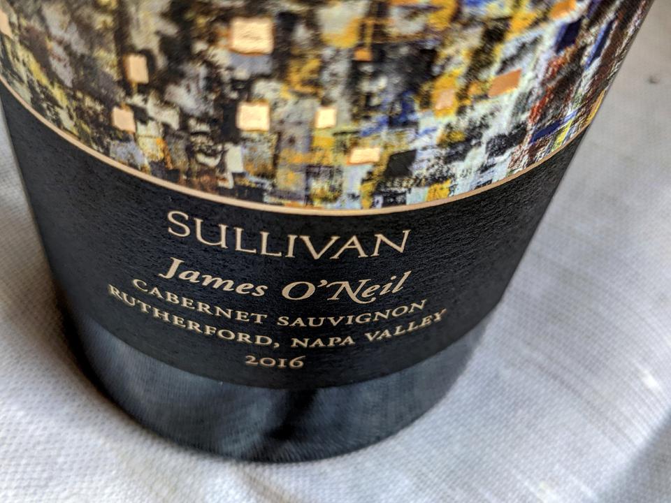 2016 Sullivan Rutherford ‘James O’Neil’ Cabernet Sauvignon, Napa Valley