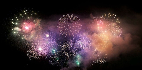 A previous year's fireworks in Harrow